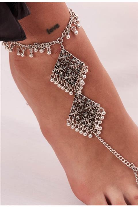 ZeyDor Accessories Zeydor Kabartmalı Baklava Desen Halhal