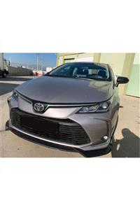 Spoiler Toyota Corolla 2019 - 2021 Uyumlu Yarasa Ayna Kapağı Piyano Black Montaj Kiti