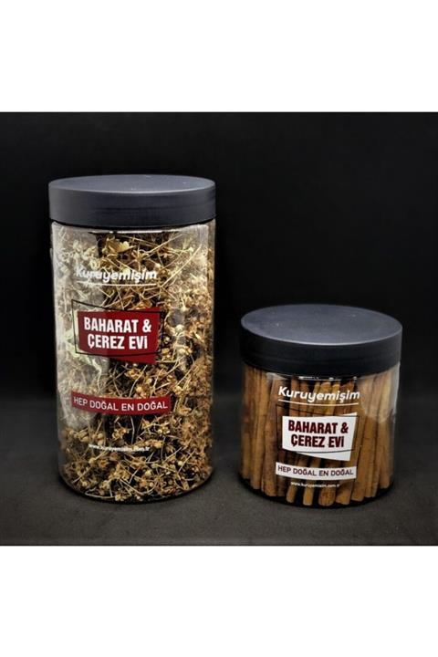 Kuruyemişim Kabuk Tarçın 100 Gr & Organik Ihlamur 100 Gr Seti