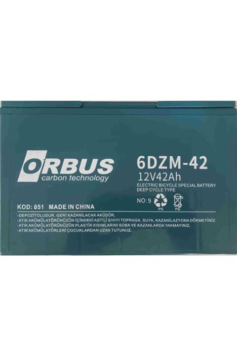 ORBUS 12 Volt 42 Amper Elektrikli Motosiklet Aküsü