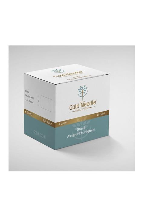 GOLD NEEDLE Steril Akupunktur Iğnesi 0,25*25 Mm 200 Adet