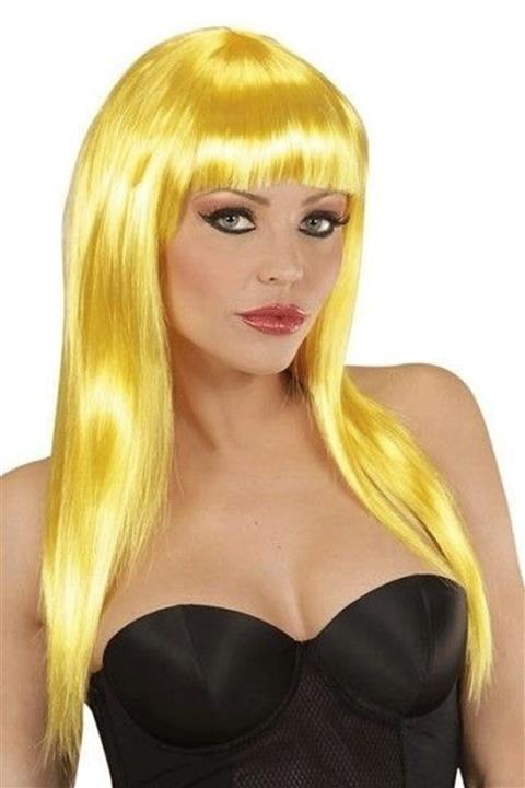 ERPA ToysShop Sarı Renk Uzun Parti Peruğu