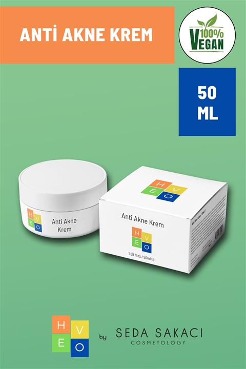 HEVO He-vo Anti Akne Krem Doğal Günlük Yüz Nemlendiricisi 50ml.