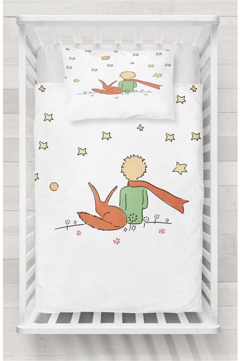 Osso Halı Ay Yıldızlar Küçük Prens Desenli Beşik Bebek Odası Nevresim Takımı