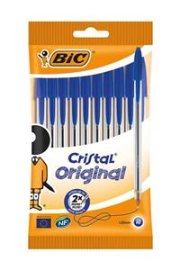 Bic Mavi Cristal Original Tükenmez Kalemler 10 Paket