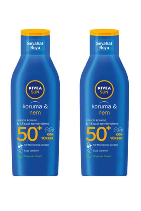 Nivea Koruma Ve Nem Güneş Losyonu Spf 50+ 100 Ml X 2 Adet