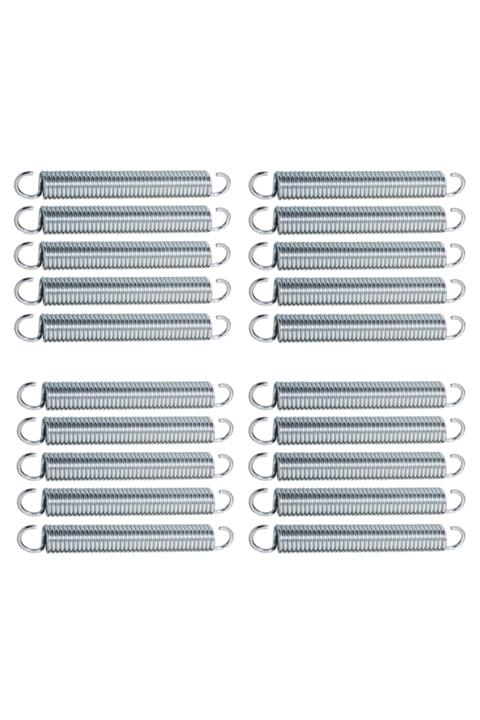 Mager Fırınlanmış Sıkı Sargılı Profesyonel Trambolin Yayı 20li Set