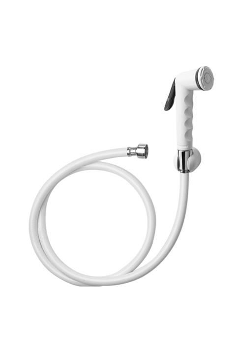 Badem10 Nobel Rose Taharetmatik Beyaz Şattaf Taharet Wc Musluk Seti