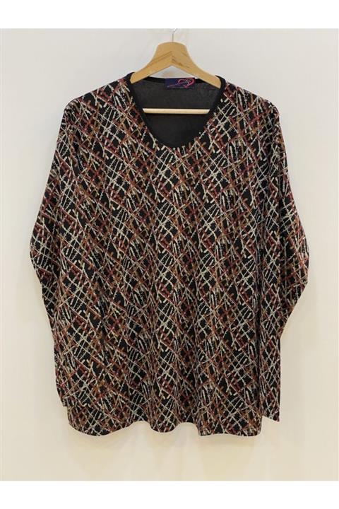 modagüven Kışlık Anne Penyesi Süper Batdal Desenli