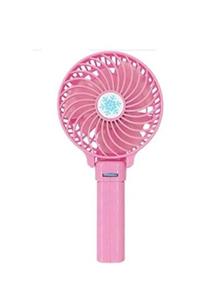 Handy Pembe Galaxy F2 Şarjlı Mini Fan Masa Üstü Ve Elde Tutmalı Katlanabilir Fan