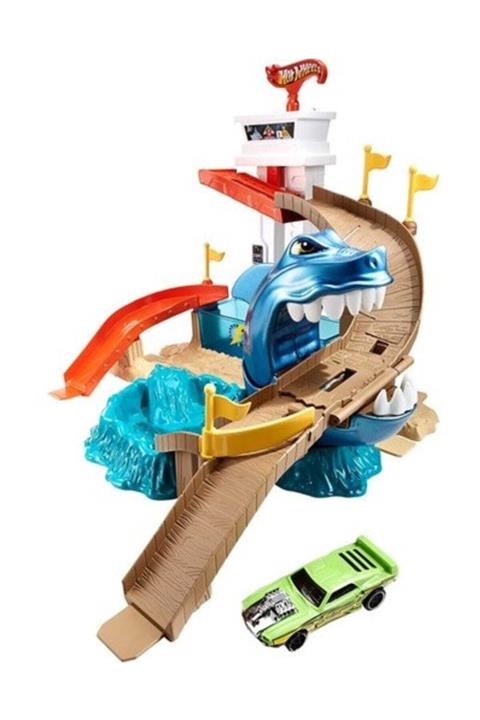 HOT WHEELS Renk Değiştiren Araçlar Sharky Yarış Seti Mtl-bgk04 Hw