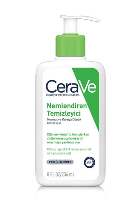 CeraVe Nemlendiren Temizleyici Normal & Kuru Ciltler Yüz Vücut Kremi 236 Ml