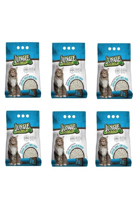 Jungle Kedi Kumu 7 lt X 6 Adet