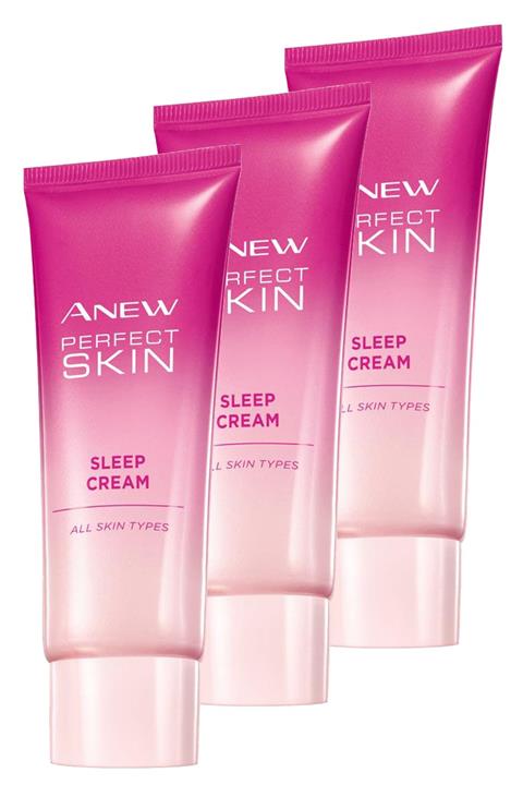 AVON Anew Perfect Skin Gece Kremi 50 Ml. Üçlü Set