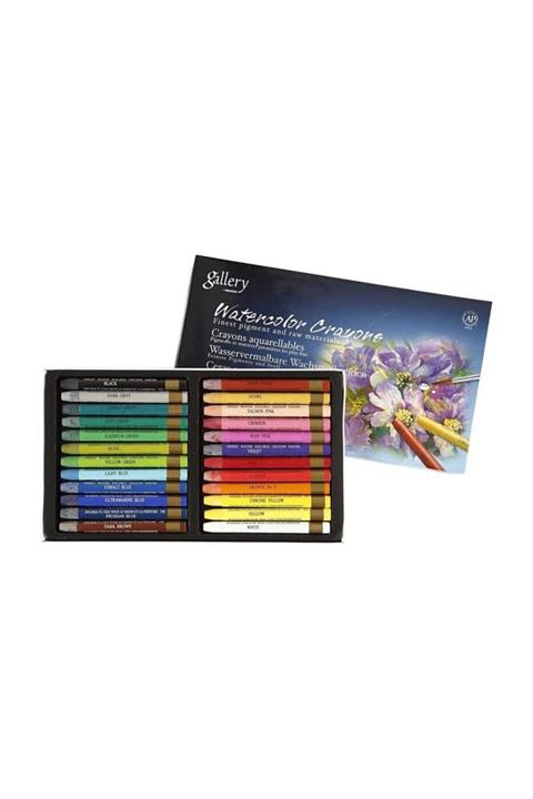 Mungyo Gallery Watercolor Crayons Aquarell Pastel Seti 24lü