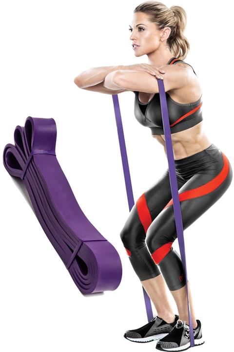 Jet Fitness Resistance Powerband 32 Mm Mor Güç Bandı En Sert Direnç Lastiği Pilates Latex Aerobik Squat