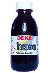 Deka Transparent Cam Boyası 125 ml 02-90 Siyah