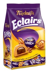 Fondante Eclairs Caramel Toffee 1000 Gr. (1 Poşet)