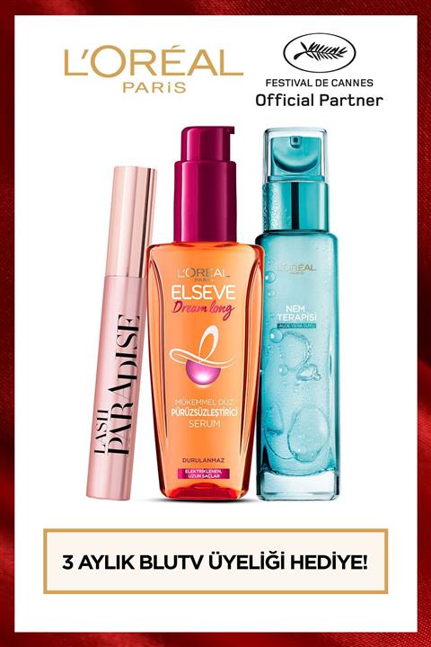 L'Oreal Paris Cannes Özel – Kırmızı Halı Görünümü Seti