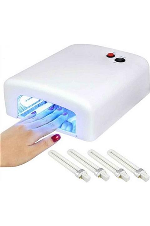 Markafox Uv Lambalı Ultraviyole 36 Watt Oje Kurutucu Fırın