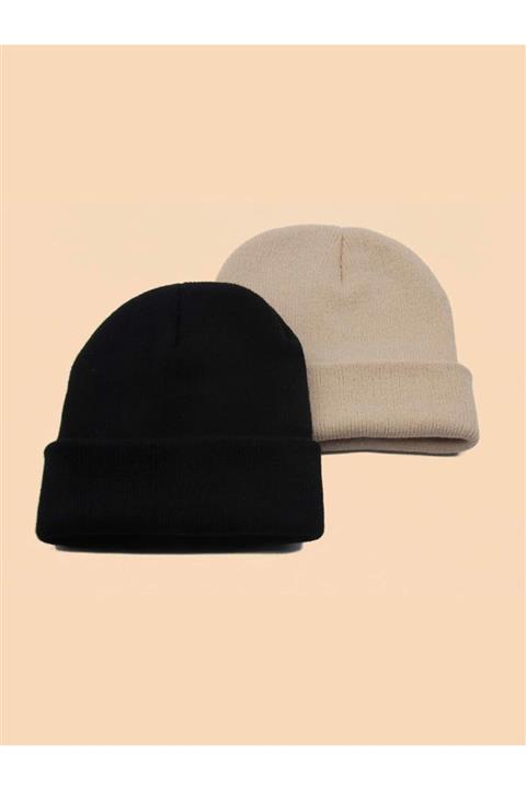 Goldmine Unisex Basic Bere Seti Siyah&taş Rengi