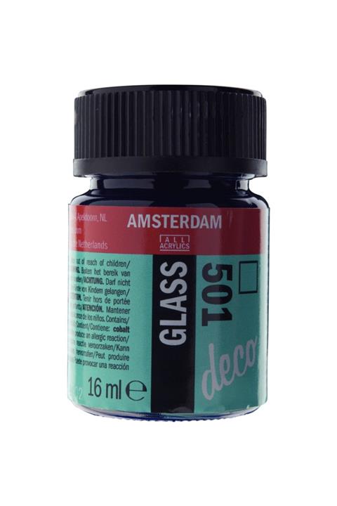 Amsterdam : Cam Boyası : 16 Ml : Light Blue (cyan)