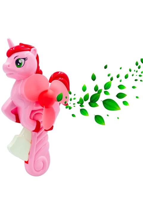 Adres Toptan El Fanı Vantilatör Unicorn Manuel Basmalı Çocuk Oyuncağı Mini Vantilatör Pilsiz