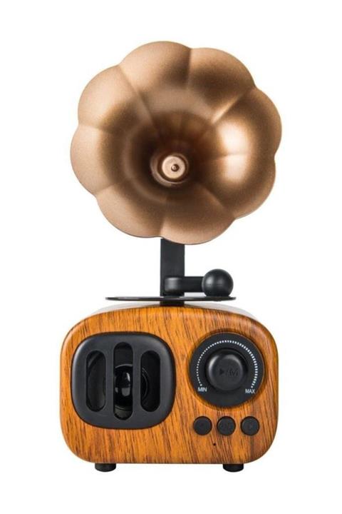 Forland As90 Nostaljik Mini Radyo Gramofon Bluetooth/radyo/usb/sd Speaker