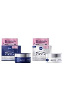 Nivea Cellular Fıller Sıkılaştırıcı , Saf Hyaluron Kollajen Tetikleyici Gece 50 Ml Ve Gündüz Kremi 50 Ml