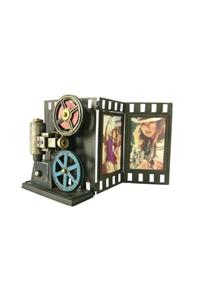 Berrinstore Dekoratif Metal Çerçeve Sinema Temalı Vintage Ev Ofis Hediyelik