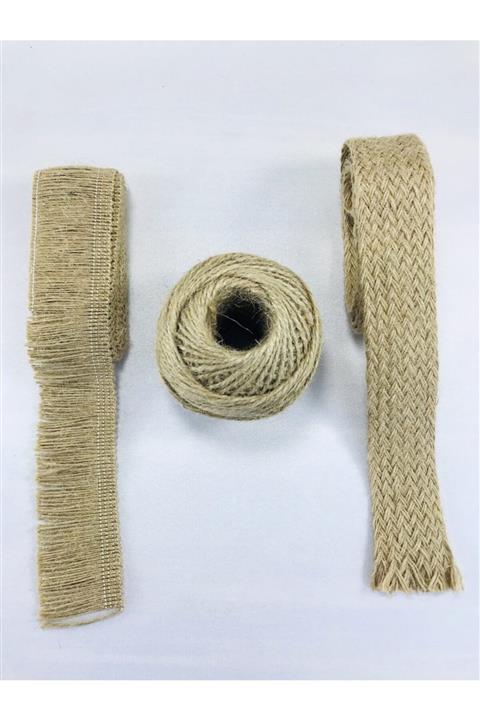 Hobigram Hasır Kurdele Jüt Ip Seti