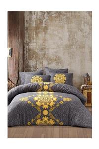 LadyModa SaltanatÇarşafı Lastikli Battal Nevresim Takımı 180x200 cm.