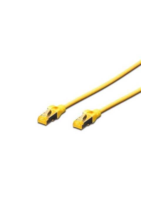 Assmann Digitus Cat 6a S-ftp Patch Kablosu, Lszh, Cu, Awg 26/7, 3 Metre, Sarı Renk