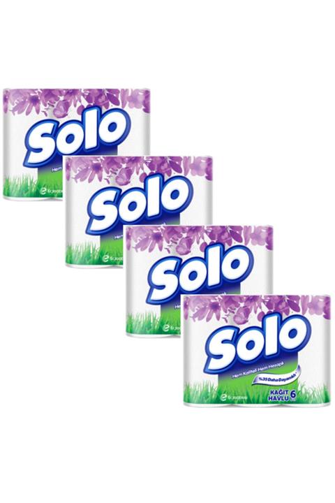 Solo Kağıt Havlu 6'lı X 4 Adet
