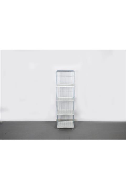 Ağral Kafes 4 Katlı 38-28 Kus Uretim Kafesi