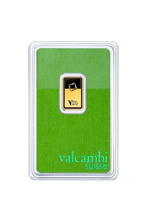 Valcambi Agakulche 2.5g Altın Külçe Bar | | Green Altın