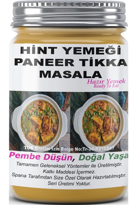 SPANA Hint Yemeği Paneer Tikka Masala Ev Yapımı Katkısız 330gr