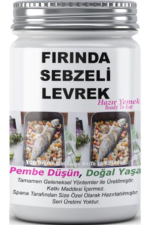SPANA Fırında Sebzeli Levrek Devis'so Tekne Kaptanından Ev Yapımı Katkısız 330gr