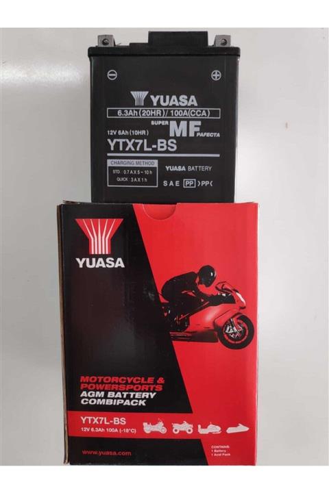 Yuasa Cb125f Ytx7l-bs Motosiklet Akü