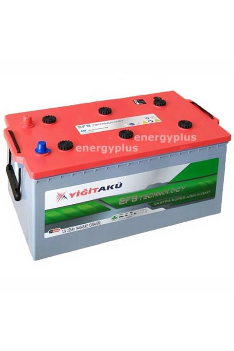 Yiğit 12 V 225 Ah-amper Sulu Tam Bakımsız Akü Akü