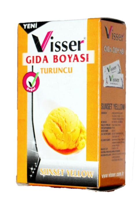 Visser Toz Gıda Boyası 9 Gram Turuncu