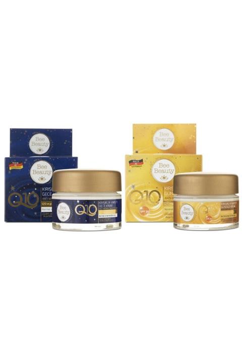 Bee Beauty Q10 Kırışıklık Karşıtı Gece Kremi 50 ml+q10 Kırışıklık Karşıtı Gündüz Kremi 50 ml