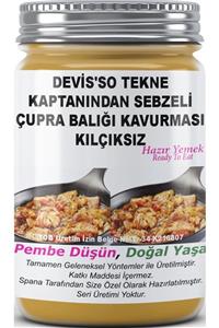 SPANA Devis'so Tekne Kaptanından Sebzeli Çupra Balığı Kavurması Kılçıksız Ev Yapımı Katkısız 330gr