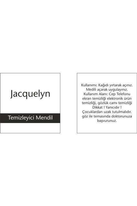 JACQUELYN Gözlük Ve Cam Ekran Temizleme Mendili 120 Adet