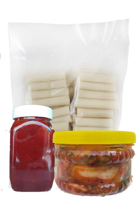 gurmecievi Tteokbokki Kore Pirinç Keki 1 Kg- Lahana Seti