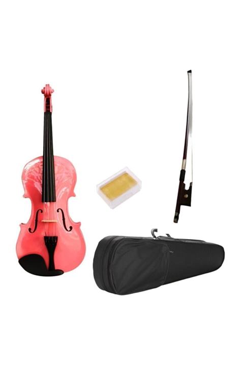müzikhane 4/4 Pembe Keman (kutu-yay-reçine)