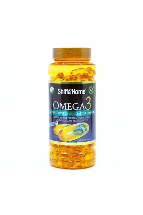 Aksu Vital Shiffa Home Omega 3 - 1000mg 200 Kapsül - Helal Sertifikalı