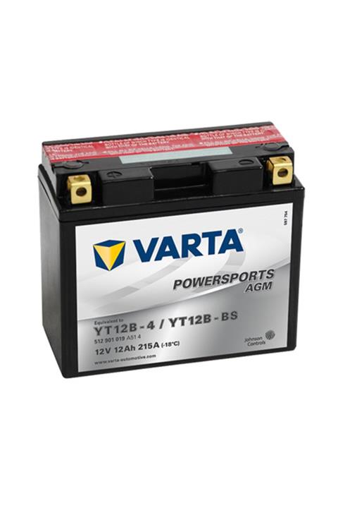 Varta 12v 12ah Motosiklet Aküsü Yt12b-bs