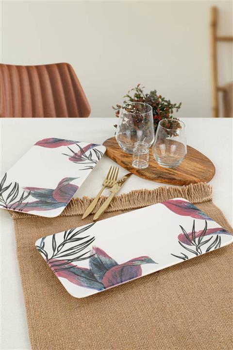 Keramika Vio Kayık Tabak 33x21 Cm 2 Adet - 19179