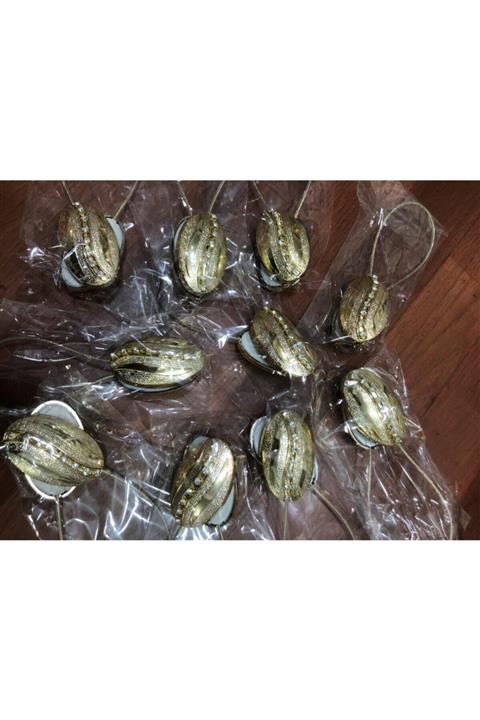 ladantela Gold Mıknatıslı Perde Mandalı 6 Adet